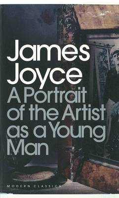 Full size cover page of the book 'Portrait of the Artist as a Young Man'