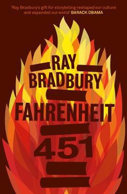 Full size cover page of the book 'Fahrenheit 451'
