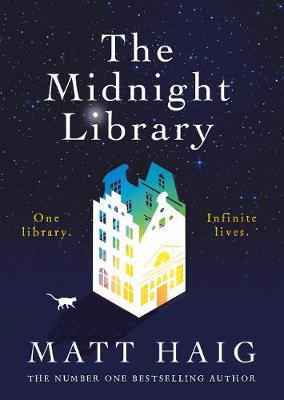 Full size cover page of the book 'Midnight Library'